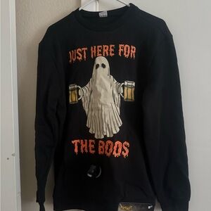 Halloween  Sweatshirt with Drink Pouch